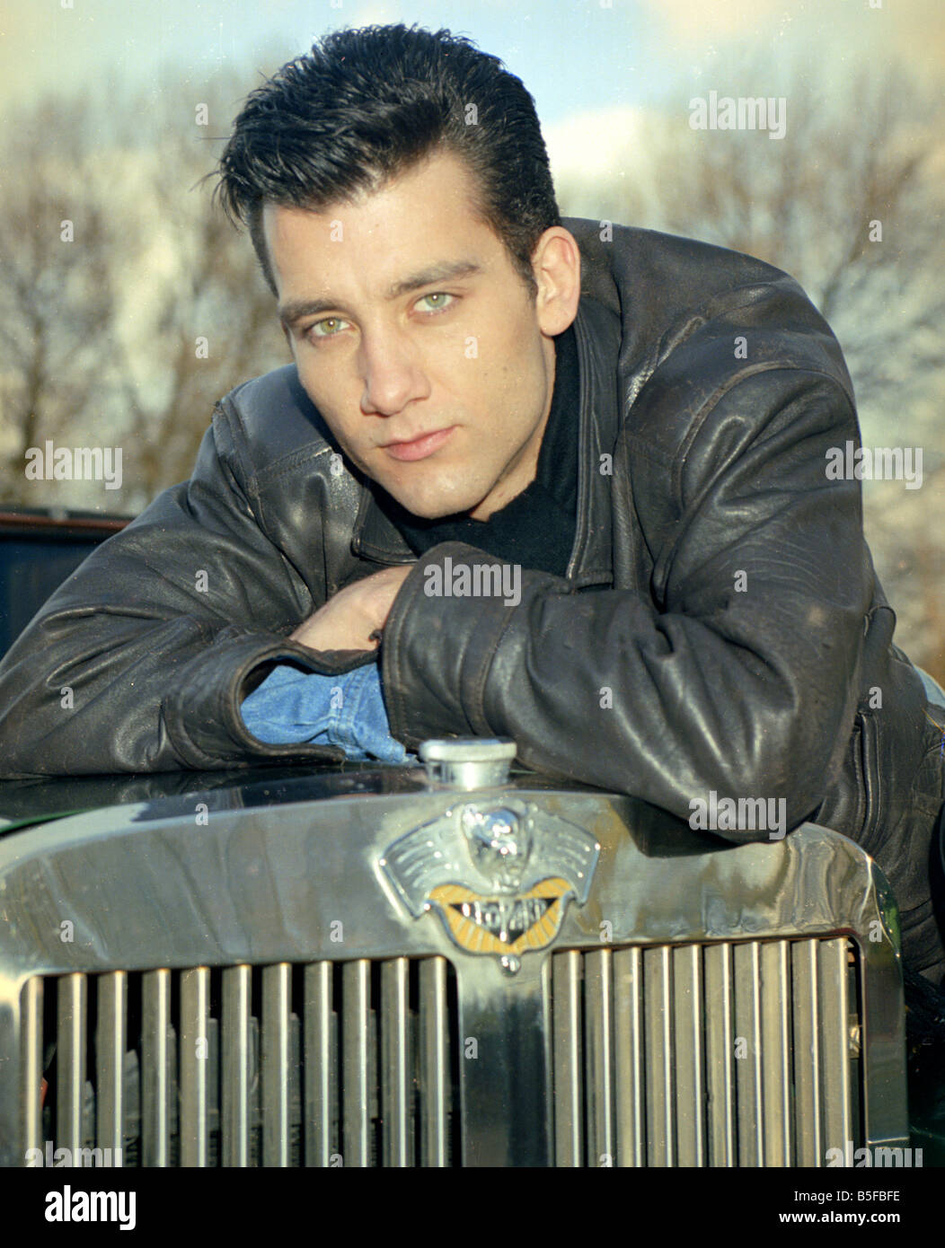 British actor Clive Owen in his role as Derek Love aka Stephen Crane in the television drama The Chancer January 1990 Stock Photo