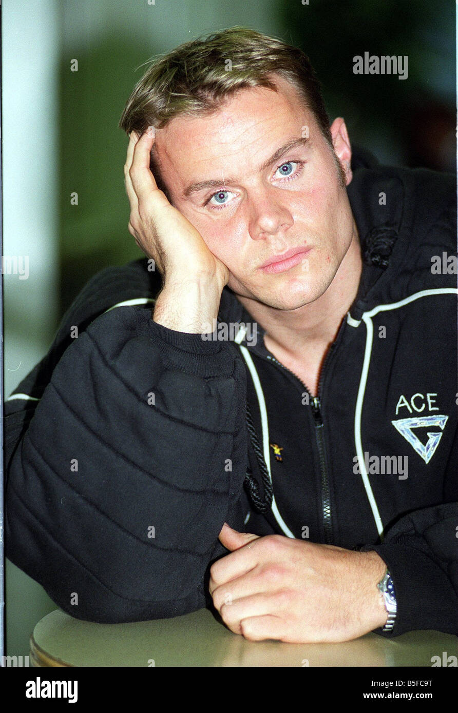 TV Programmes Gladiators Ace Warren Furman Stock Photo Alamy