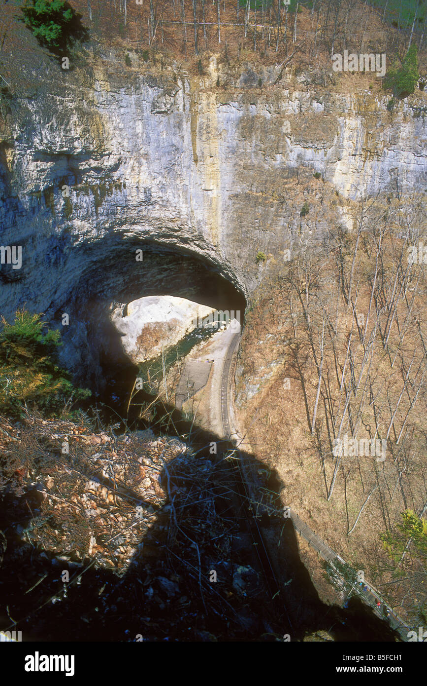 Natural Tunnel State Park near Gate City, VA, in the Allegheny
