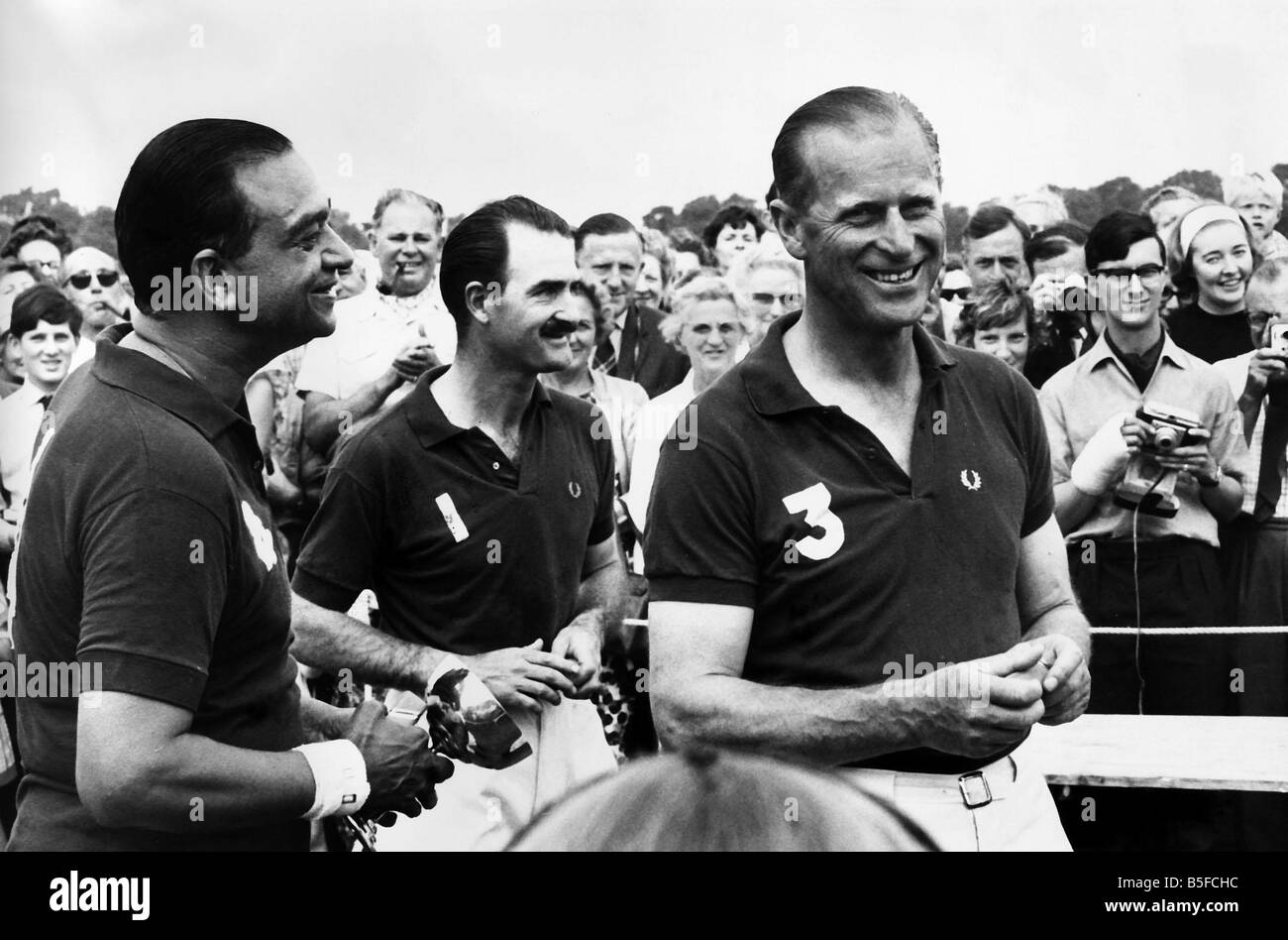 Prince Philip Duke of Edinburgh in happy mood after receiving the ...