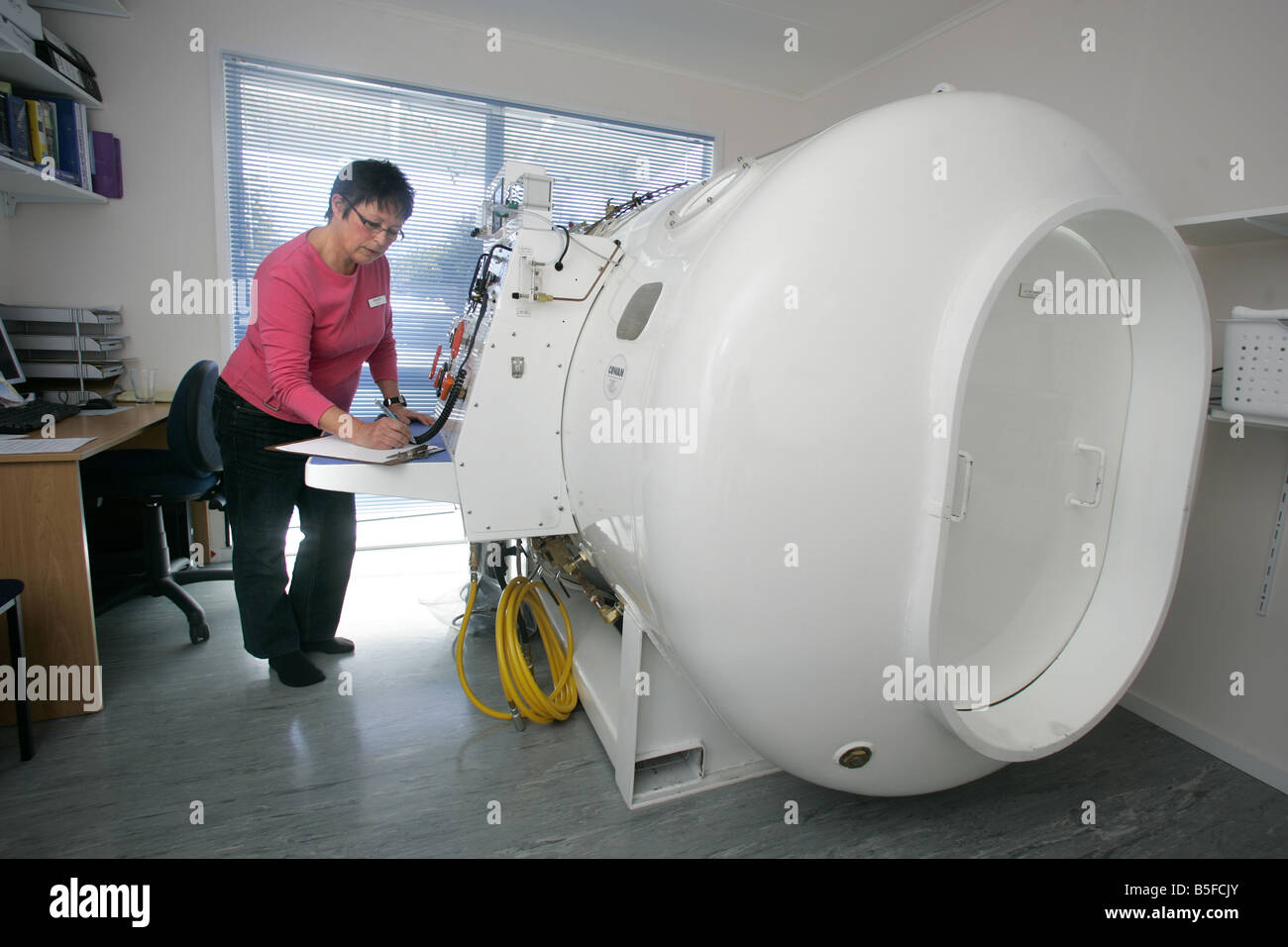 a chamber at Mapua Health Centre near Nelson Stock Photo