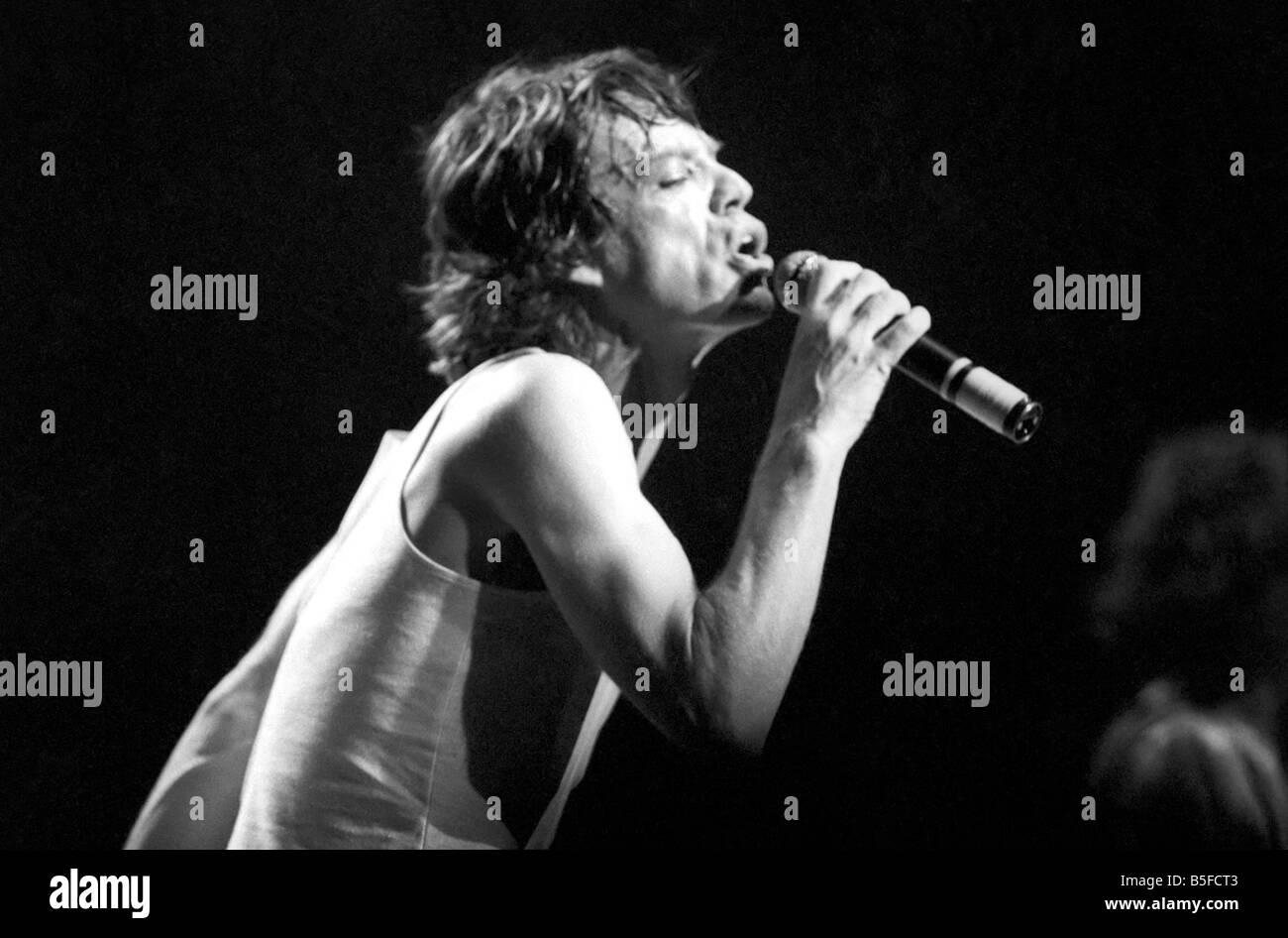 Rolling Stones Concert. European Tour. Mick Jagger very much back in