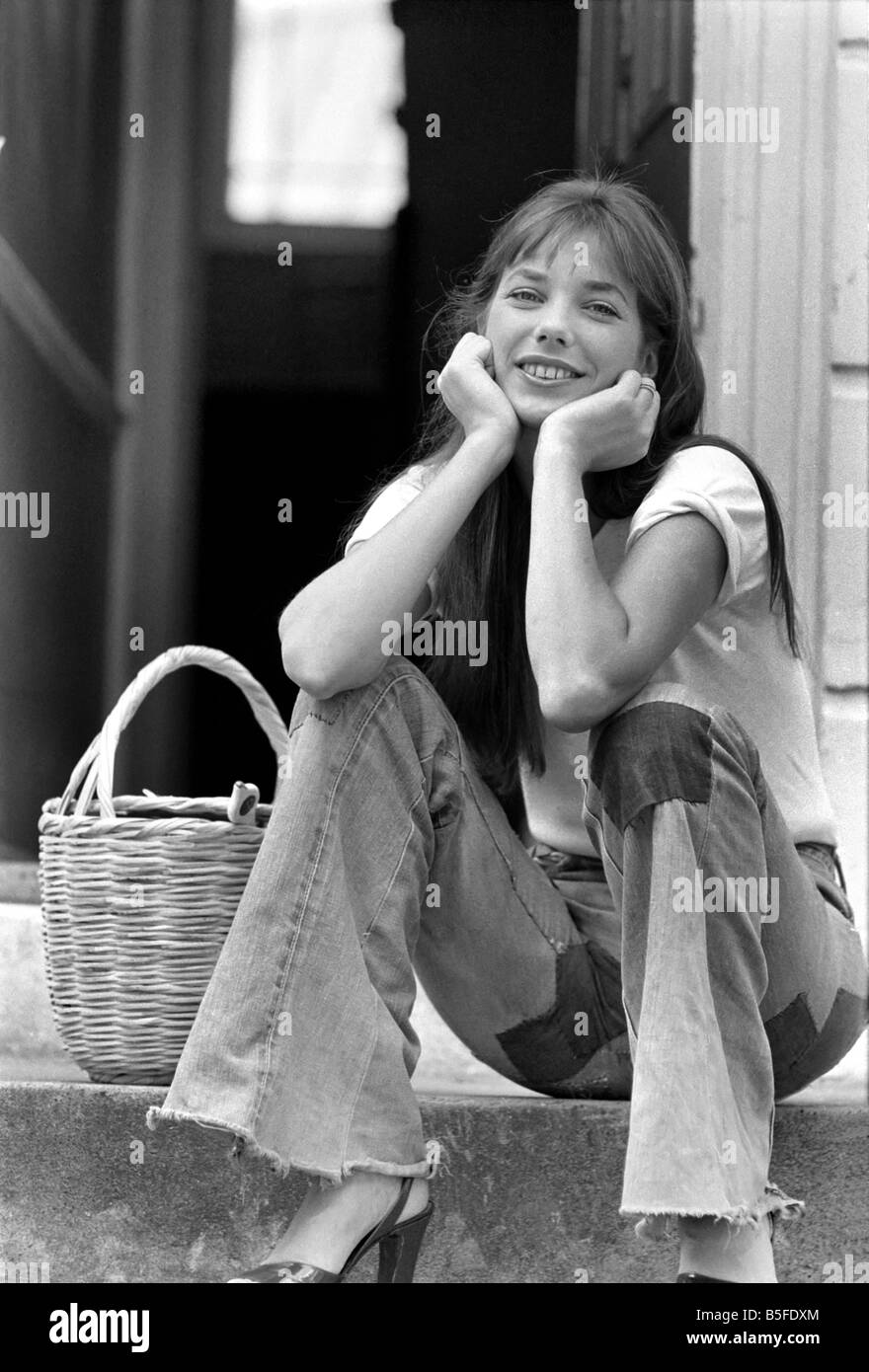 Actress: Jane Birkin. August 1974 S74-5031-001 Stock Photo - Alamy