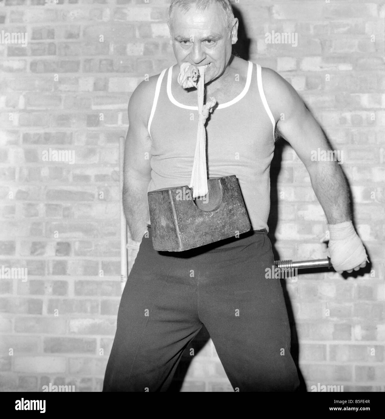 Bare Knuckle Boxer: Donny "The Bull" Adams. October 1975 S75-5727-002