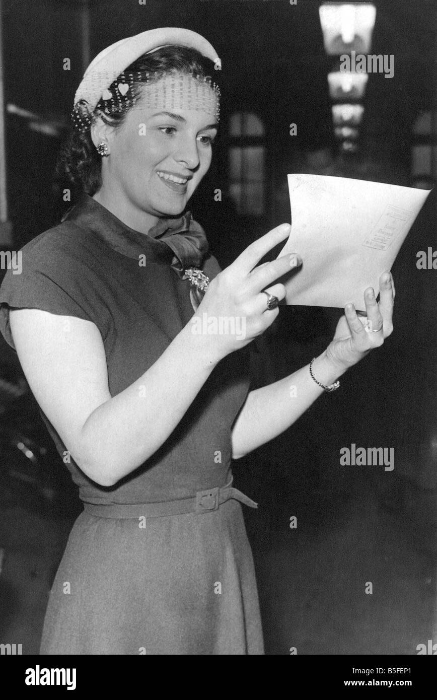 Lydia Clark Wife Of Charlton Heston In Newcastle Stock Photo Alamy