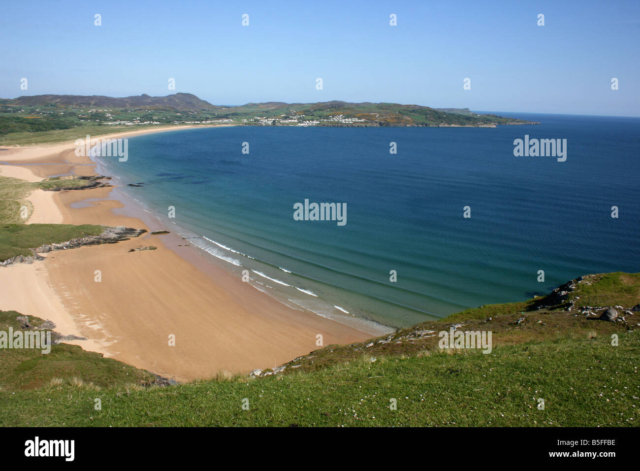 Donegal beach portsalon ballymastocker hires stock photography and