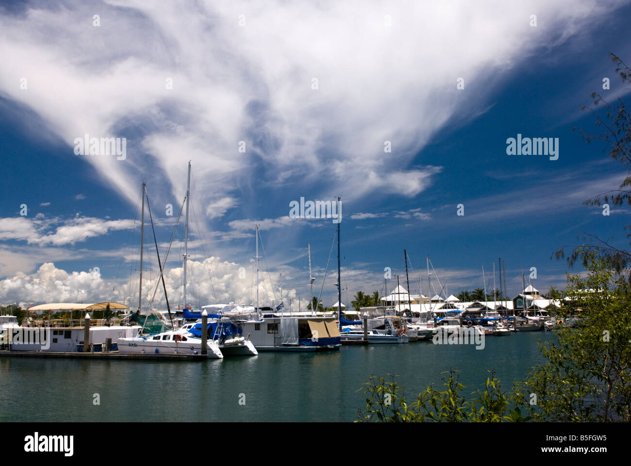 The Marina at Port Douglas, Queensland, Australia Stock Photo