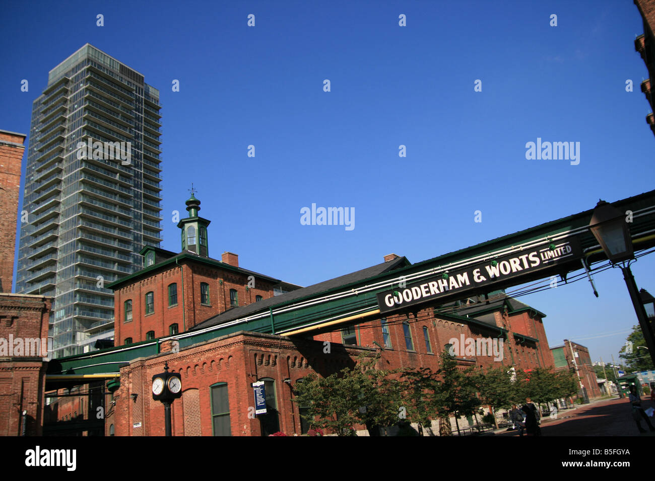 Brewery District, Downtown Toronto Stock Photo