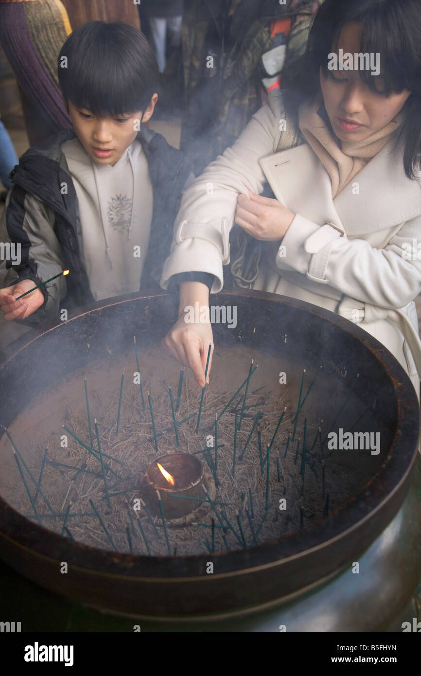 Incense urn temple hi-res stock photography and images - Alamy