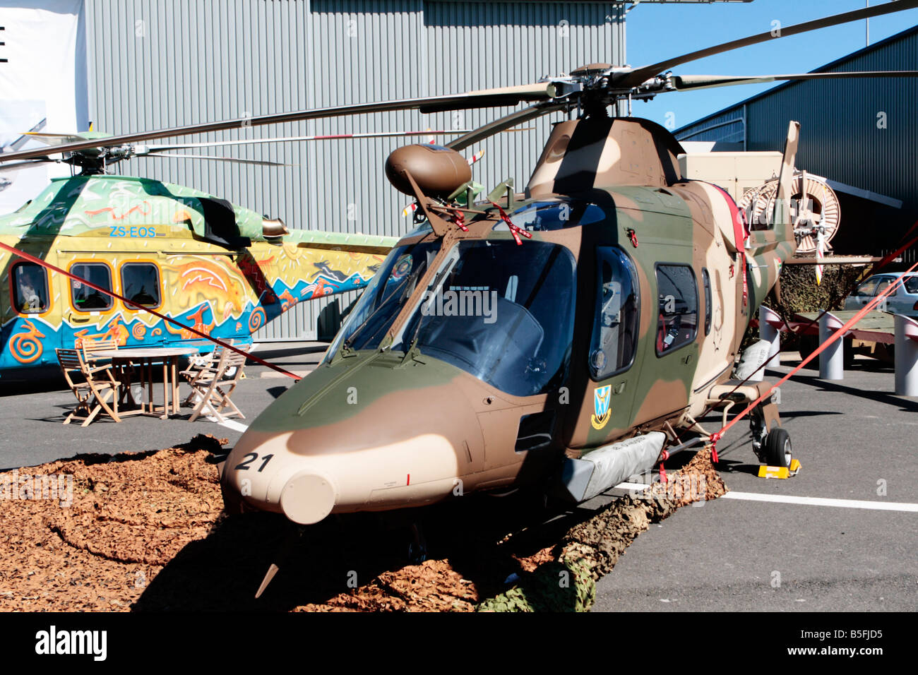 A South African Air Force Agusta A109 helicopter Stock Photo Alamy