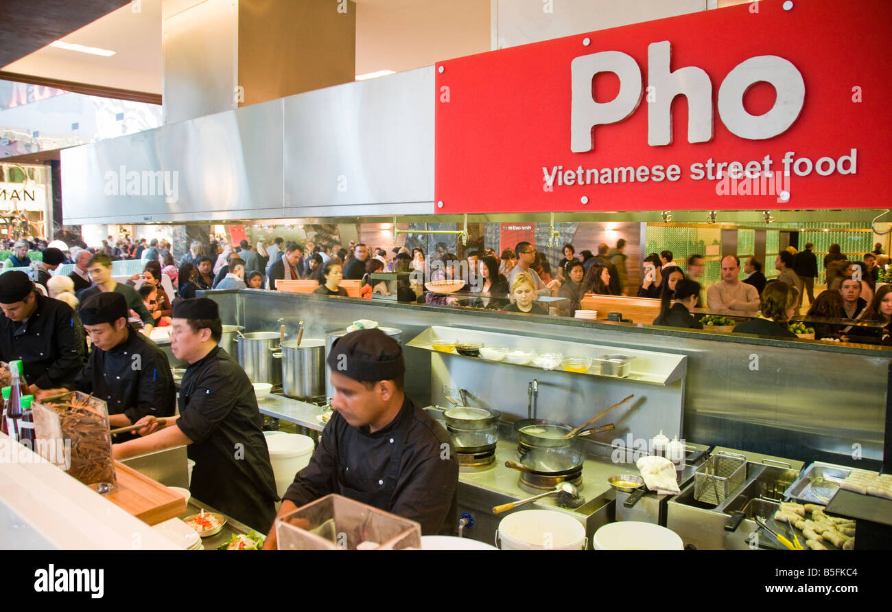 Pho Vietnamese restaurant in London Stock Photo