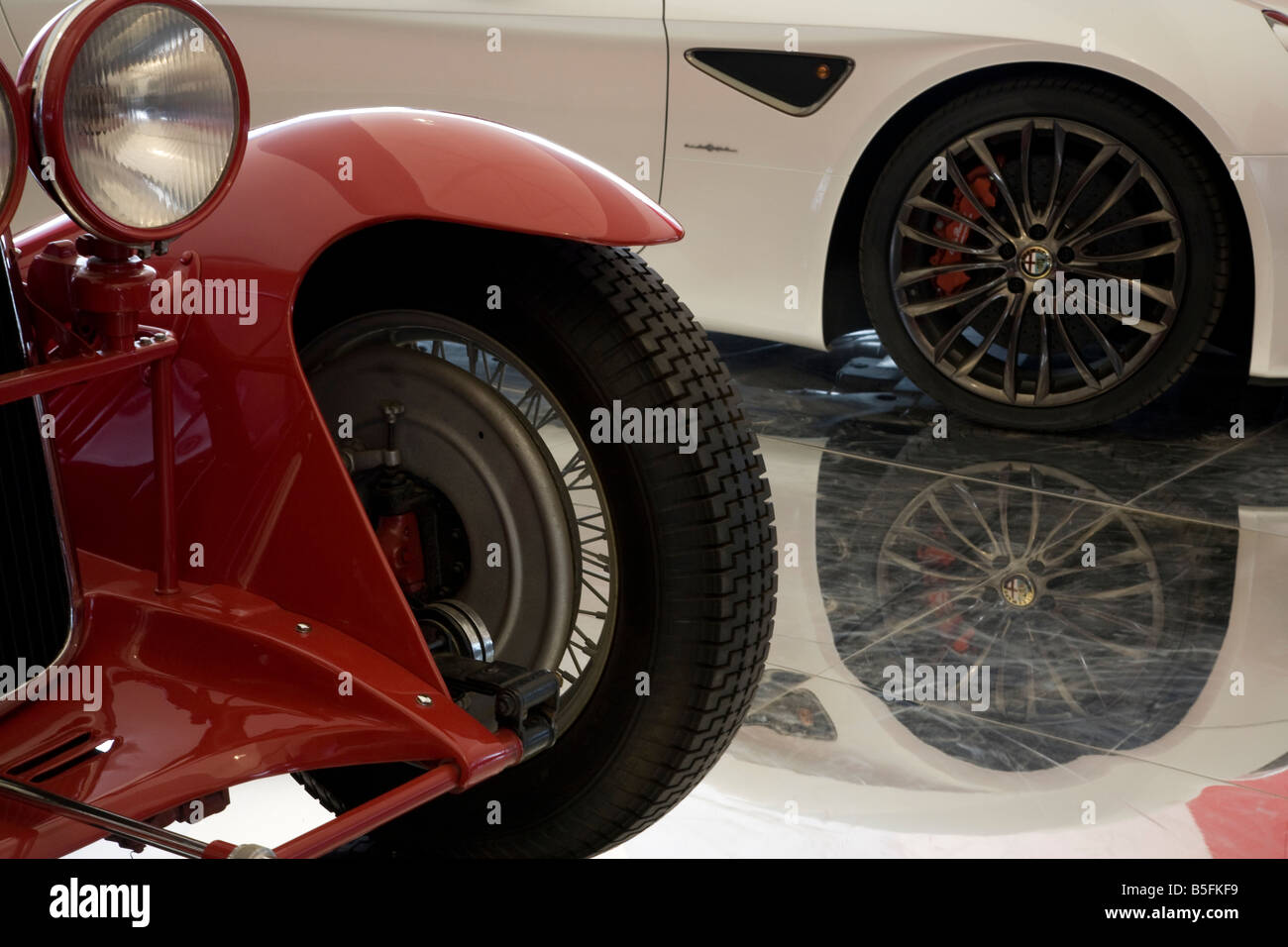Alfa Romeo 8C and Historic 6C Stock Photo