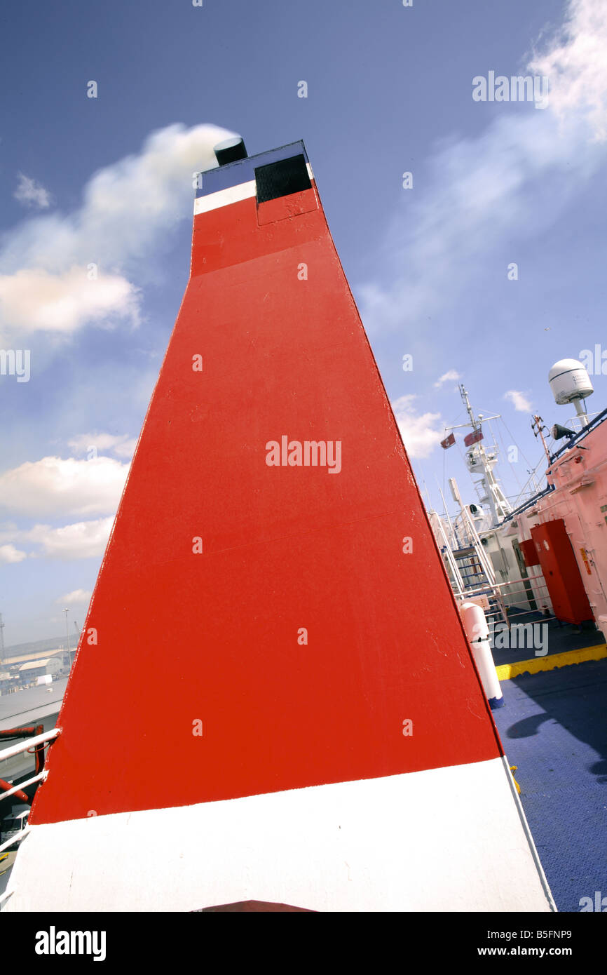Car Ferry Stena Belfast To Stranraer Irish Sea Stock Photo Alamy
