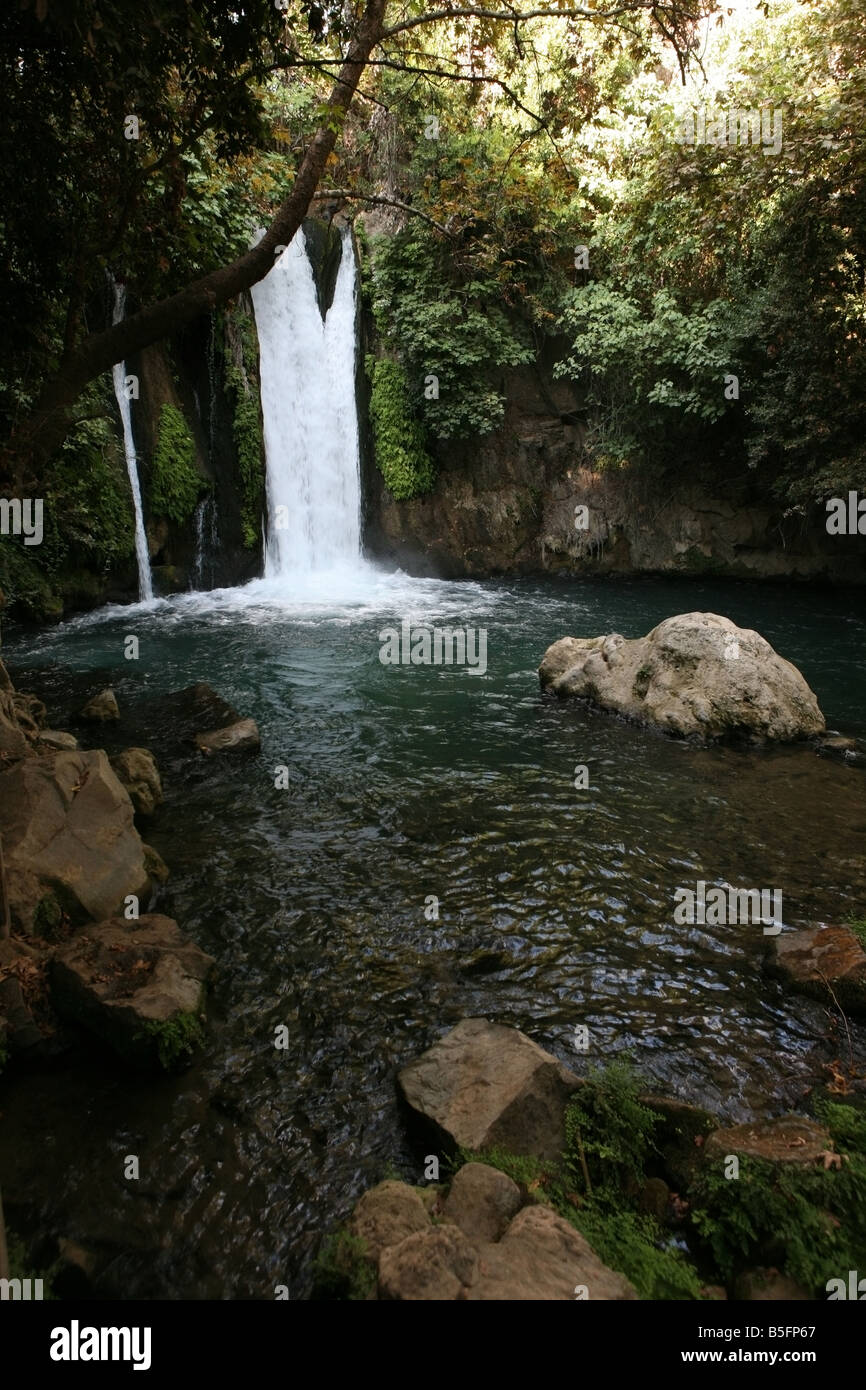 banias river water all Stock Photo