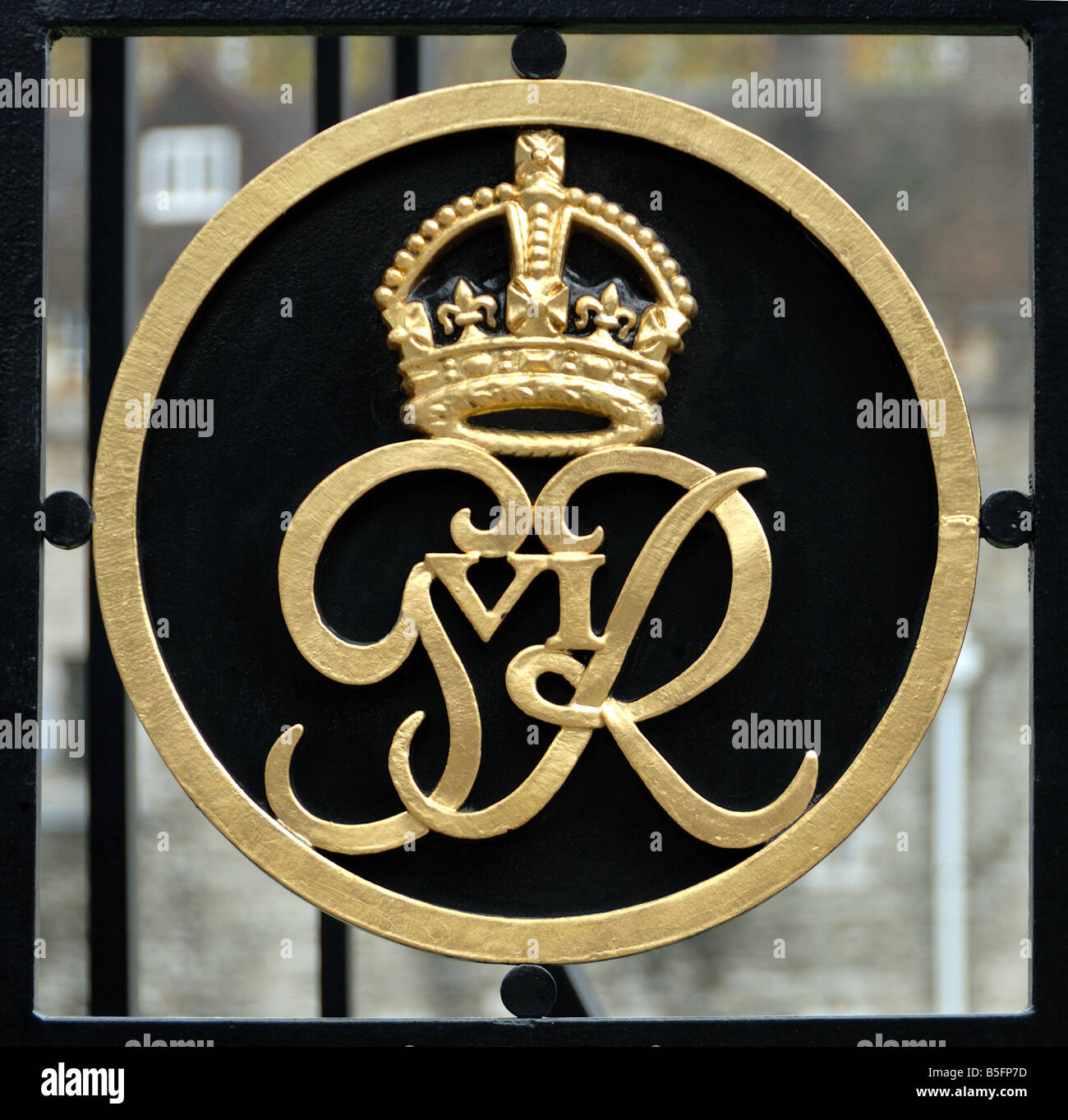 Royal seal Tower of London Stock Photo