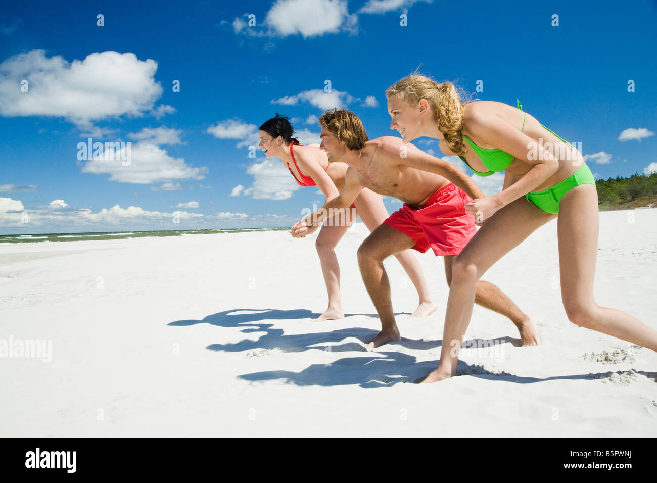 25 3 5 people beach crazy emotion energetic hi-res stock ...