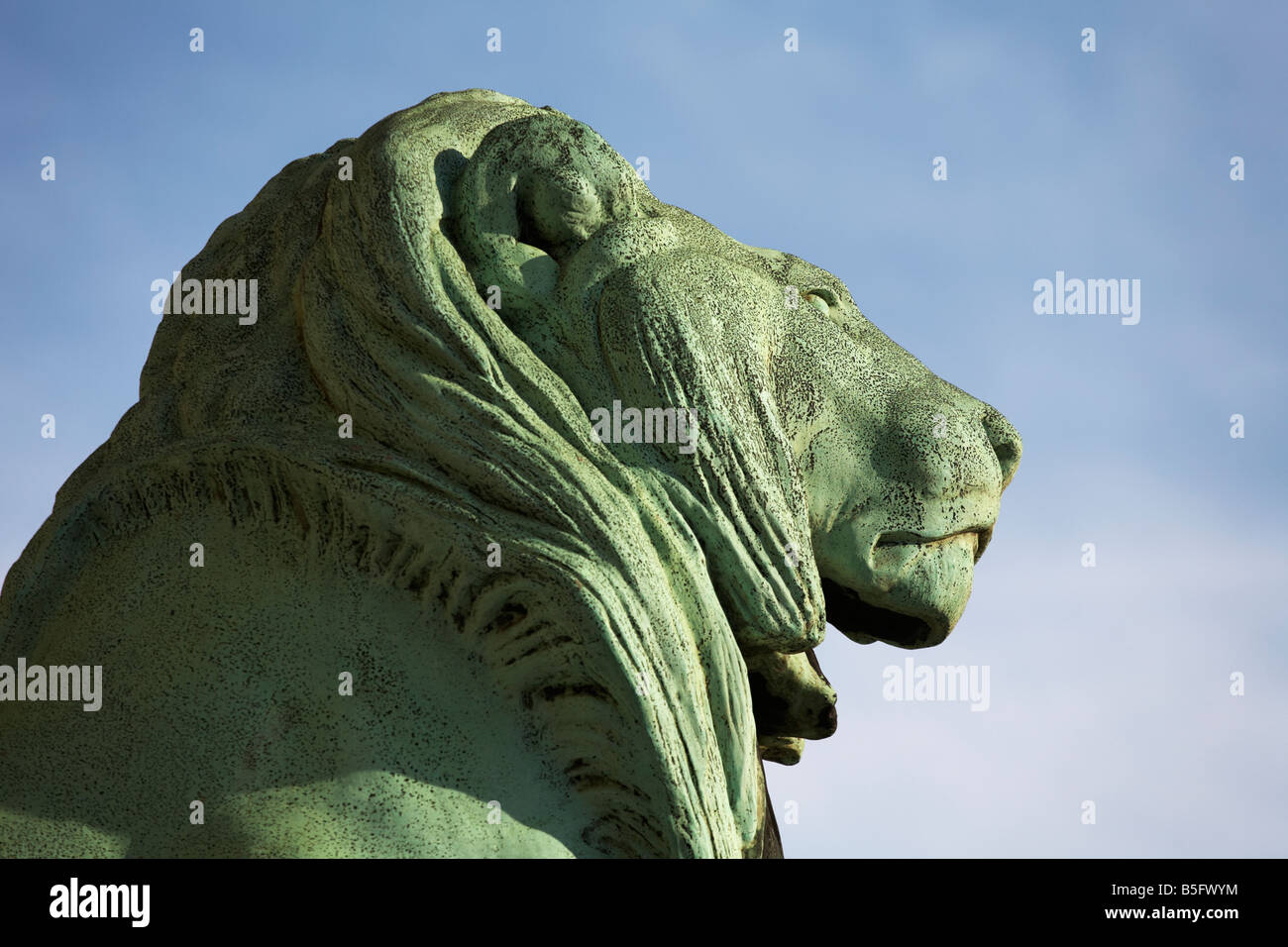 Statue at the Porte des Lions Louvre Paris France Stock Photo Alamy