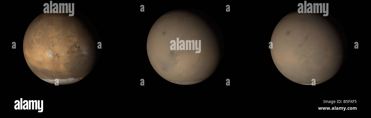 The 2001 Great Dust Storms on Mars Stock Photo - Alamy