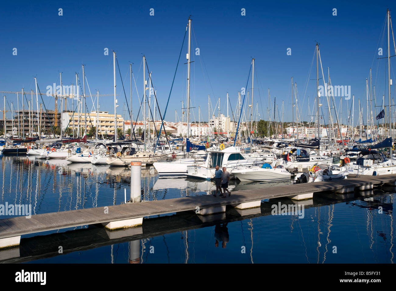Marina , Lagos , Algarve , portugal. Stock Photo