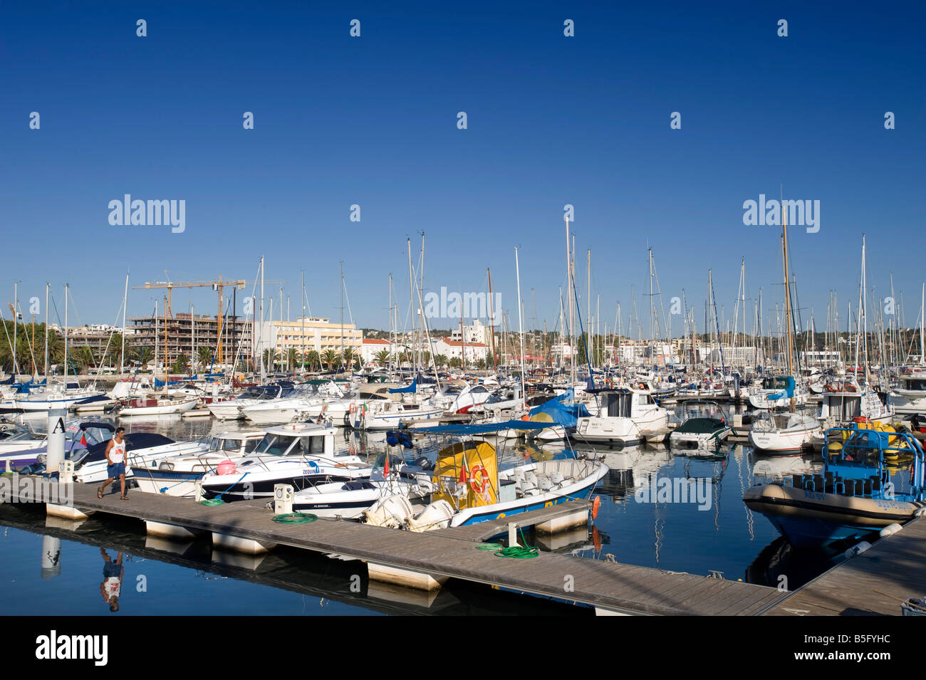Marina , Lagos , Algarve , portugal. Stock Photo