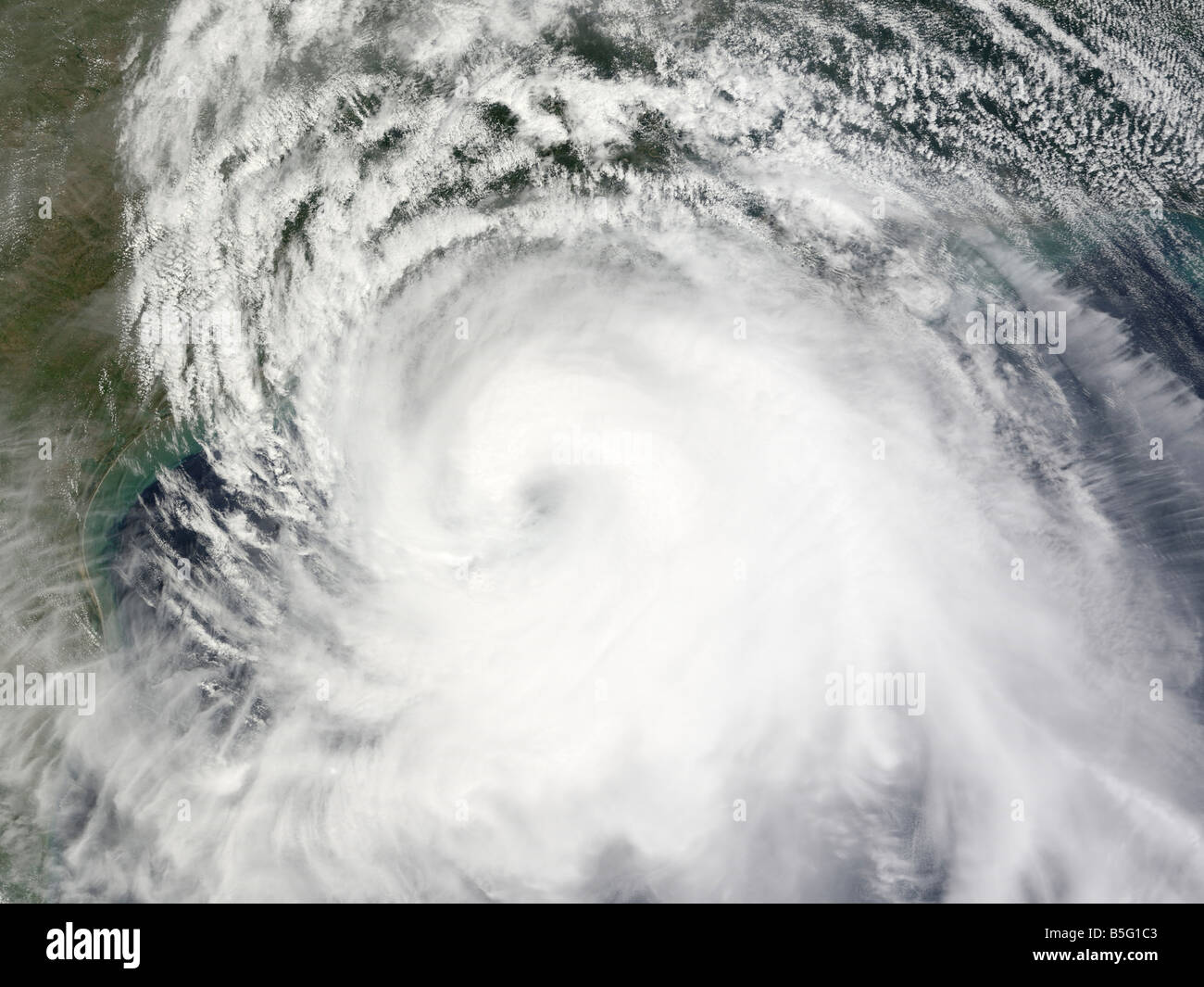 Hurricane Ike Stock Photo