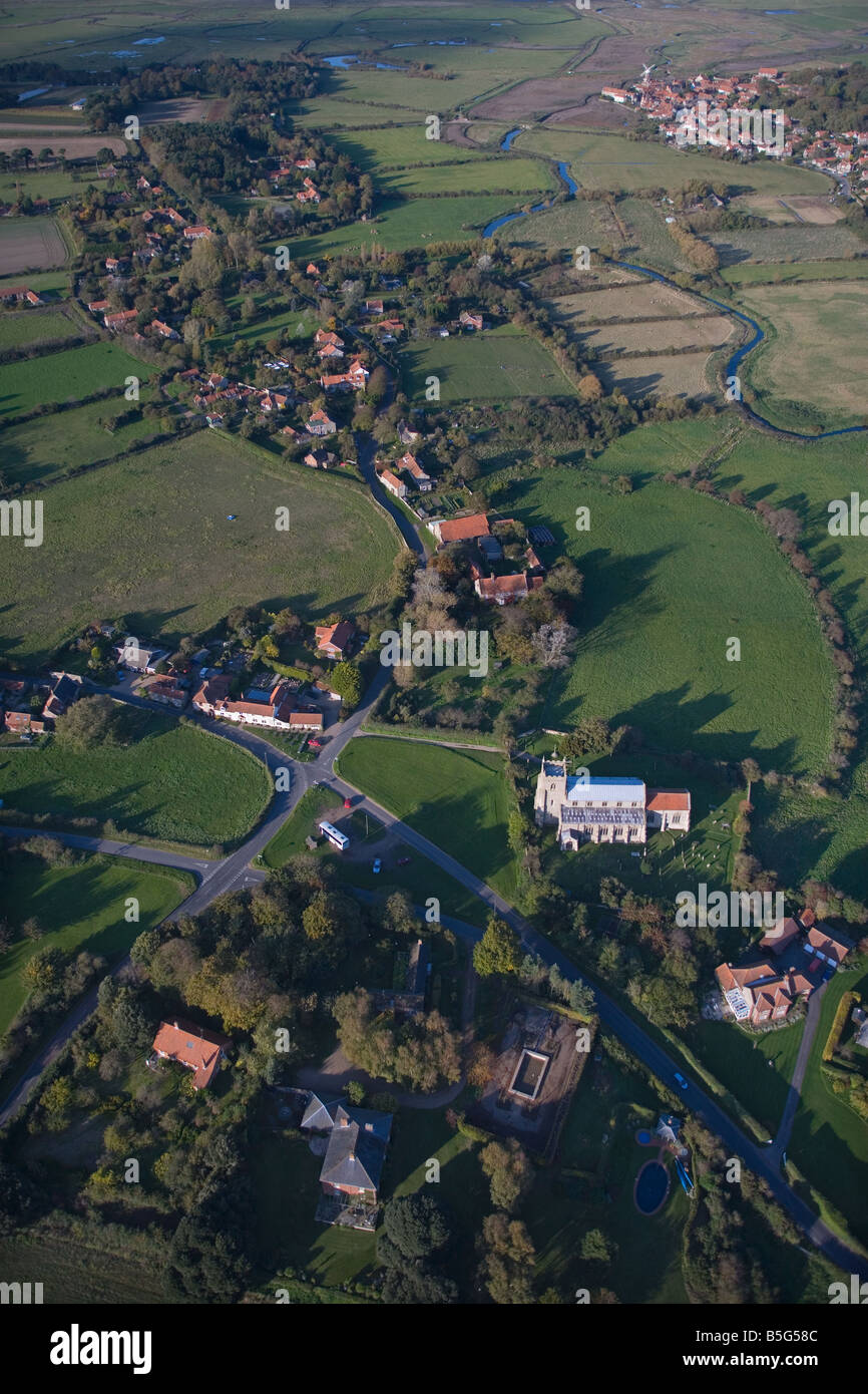 Wiveton and Cley Village Norfolk UK October Stock Photo - Alamy