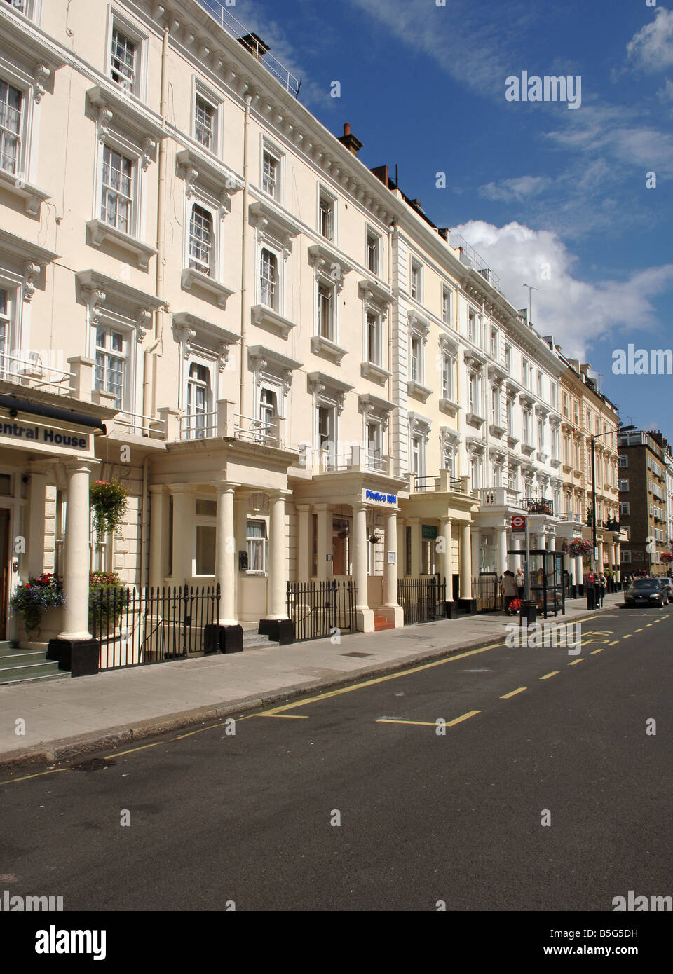 Belgrave Road Victoria London Groß Britannien 2008 Belgrave Road