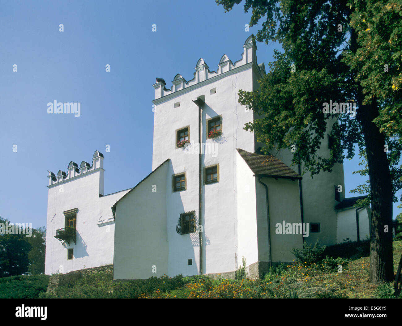 Strazky Kastiel (Manor House), 16th century, in Spisska Bela, Spis, Slovakia Stock Photo