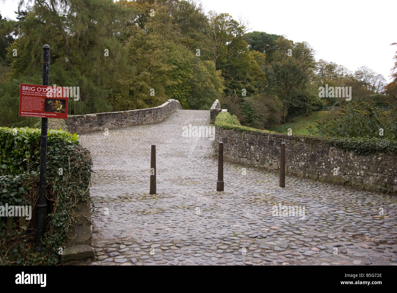 The Auld Brig Alloway Stock Photo