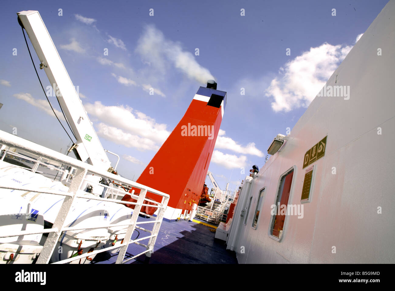 Car ferry Stena Belfast to Stranraer Irish sea Stock Photo Alamy