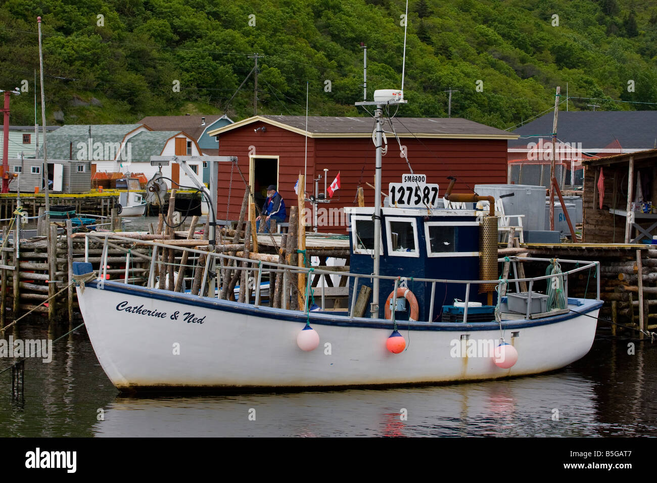 fishing boat, Petty Harbour, Newfoundland&Labrador, Canada Stock Photo Alamy