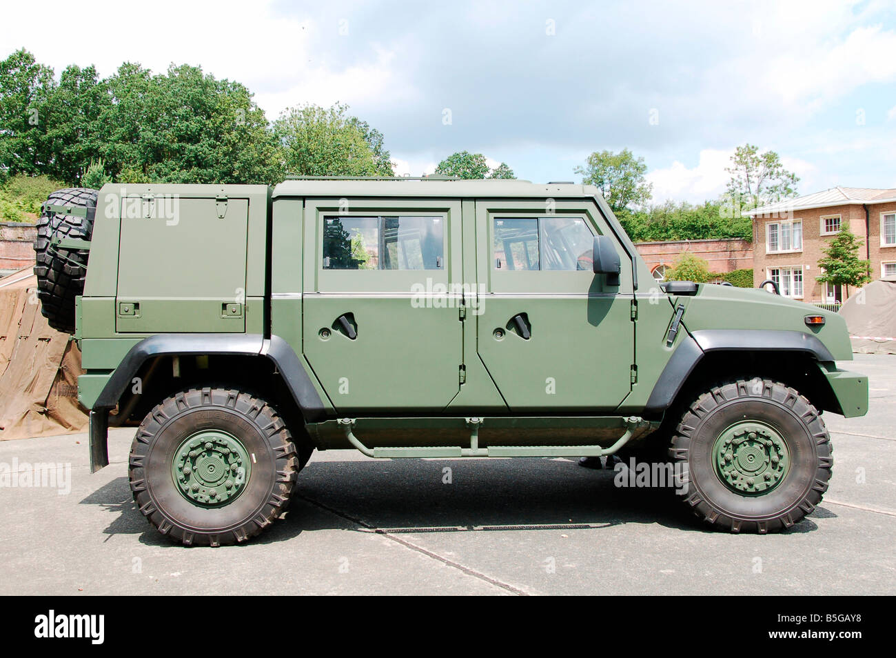 The Iveco Light Mulirole Vehicle that replaces the VW Iltis jeeps in the Belgian Army Stock Photo