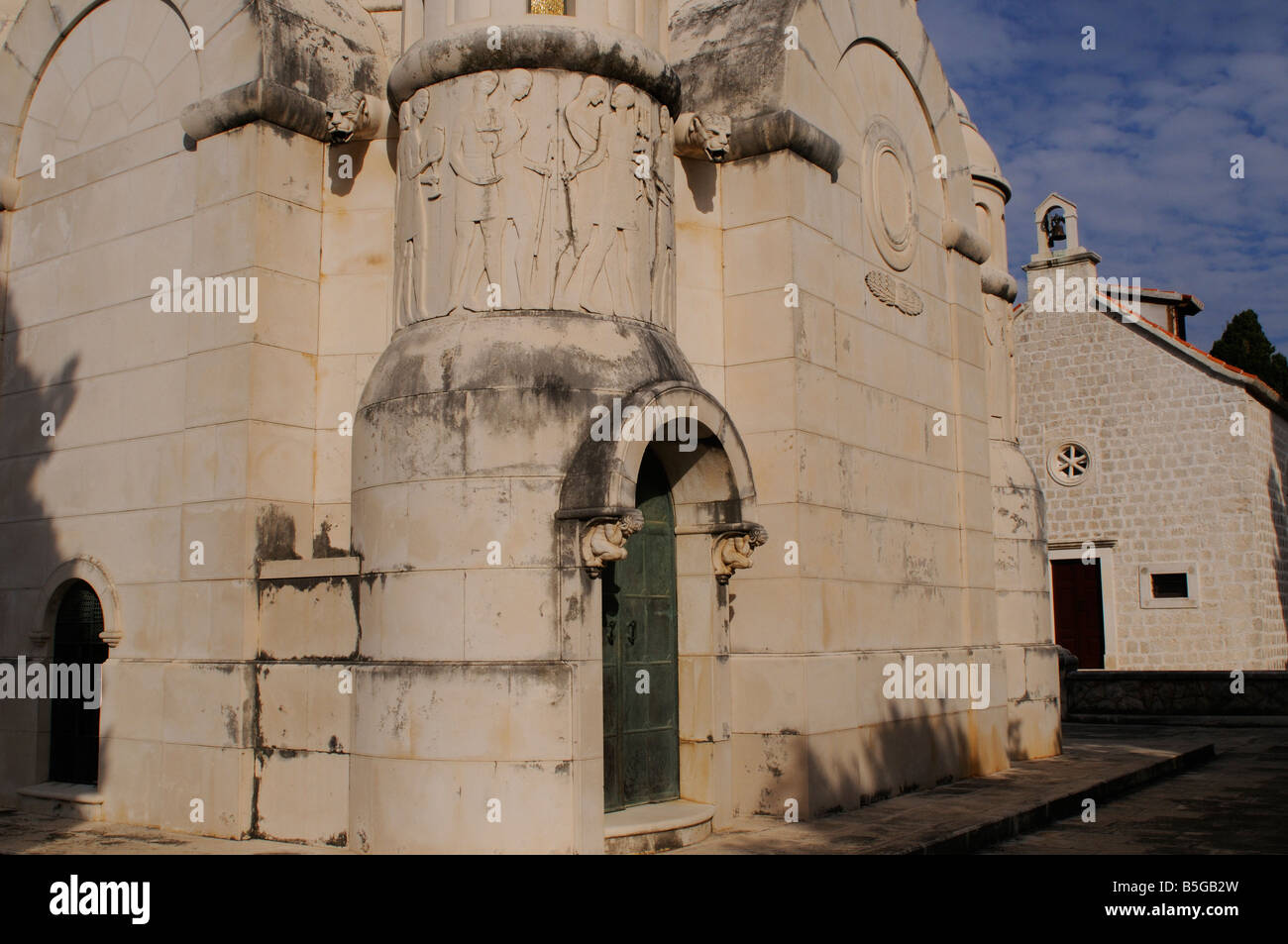 The Mausoleum of the Petrinovic family by sculptor Toma Rosandic in ...