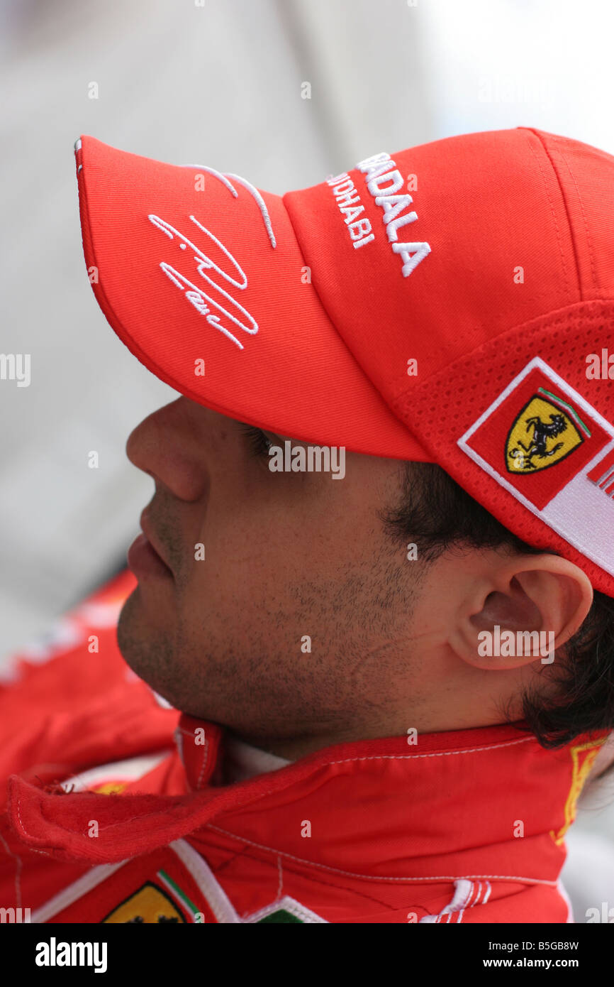 Felippe Massa, Brazilian F1 driver for team Ferrari Stock Photo