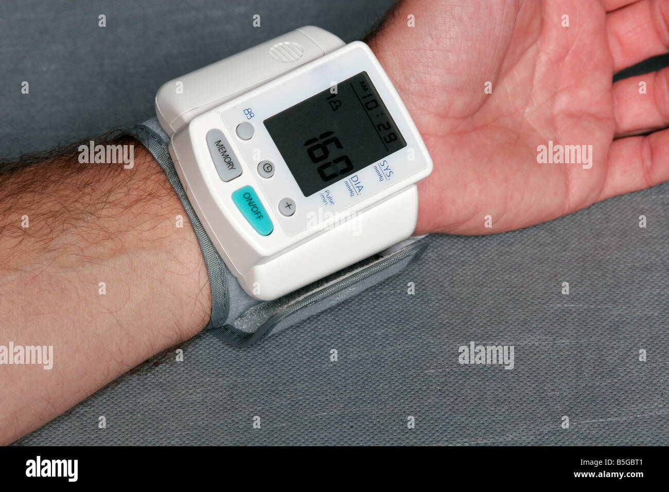 blood pressure tester Stock Photo Alamy