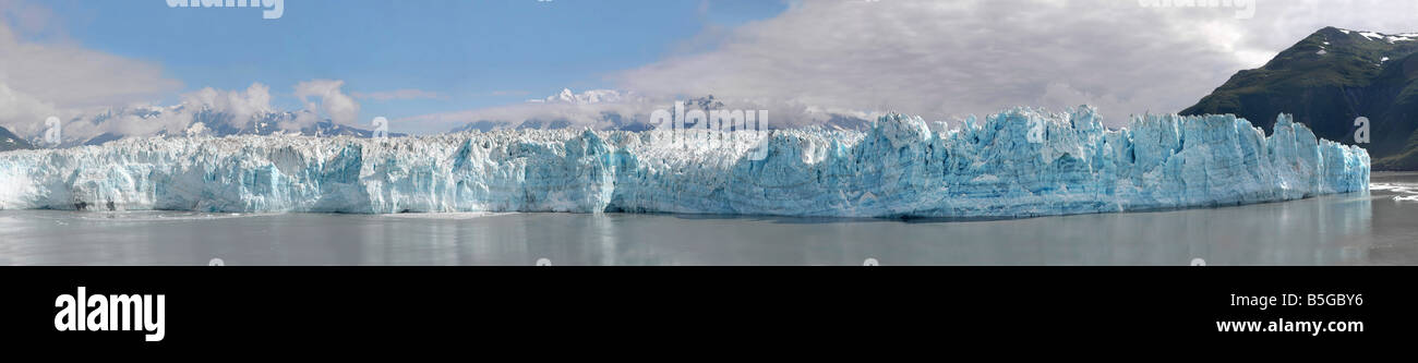 Close-up view of Hubbard Glacier. Stock Photo