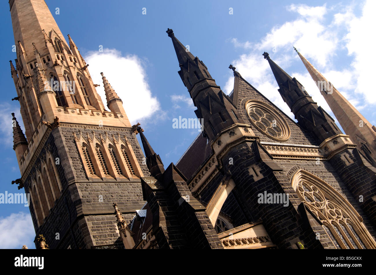 st. patricks cathedral melbourne, victoria, Australia Stock Photo