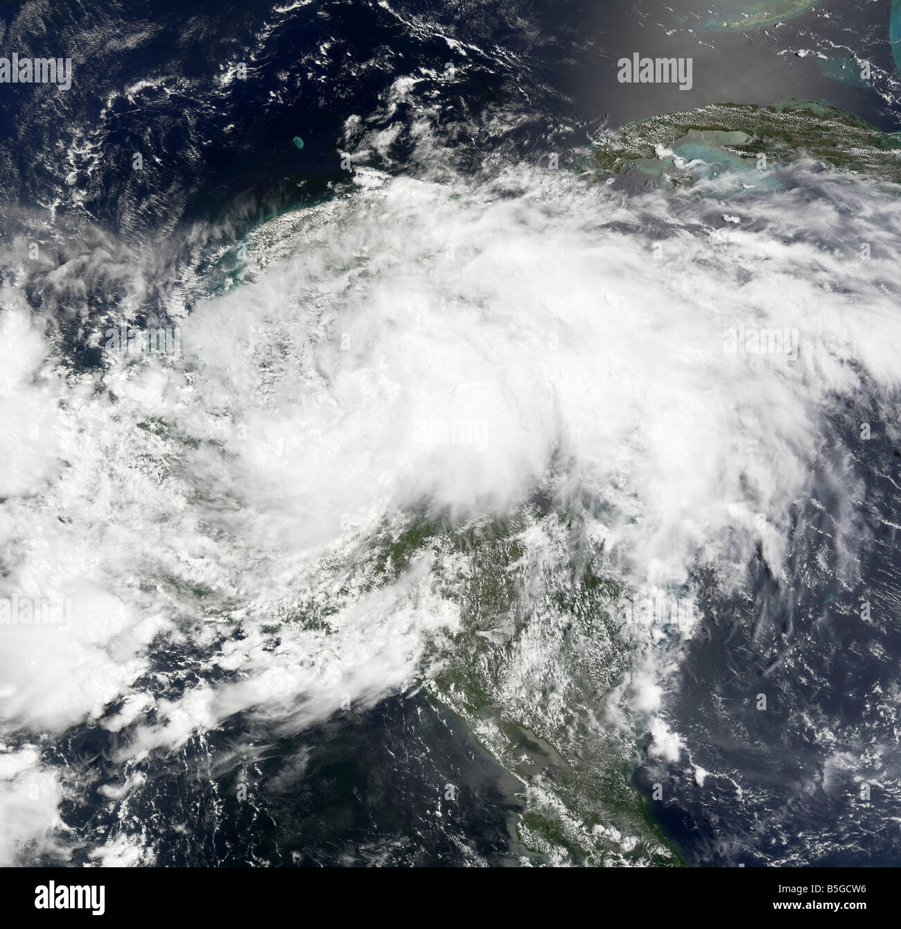 May 31, 2008 - Tropical Storm Arthur making landfall in Belize Stock ...