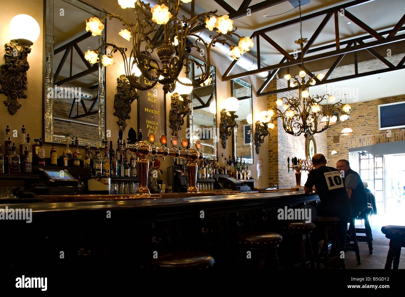 Vesterbro Bryghus Bar in Copenhagen Stock Photo Alamy