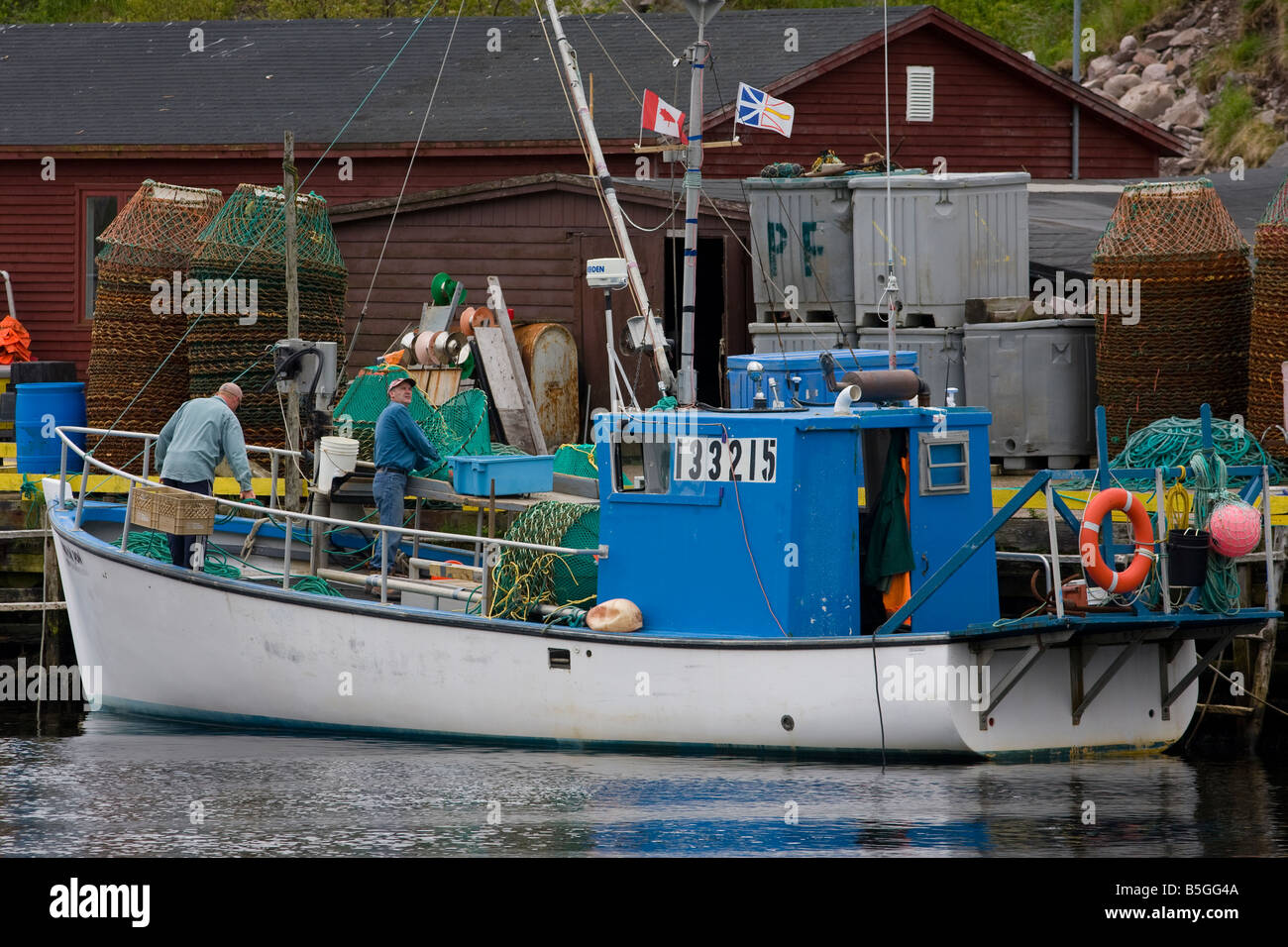 fishing boats Petty Harbour Newfoundland Labrador Canada Stock Photo Alamy