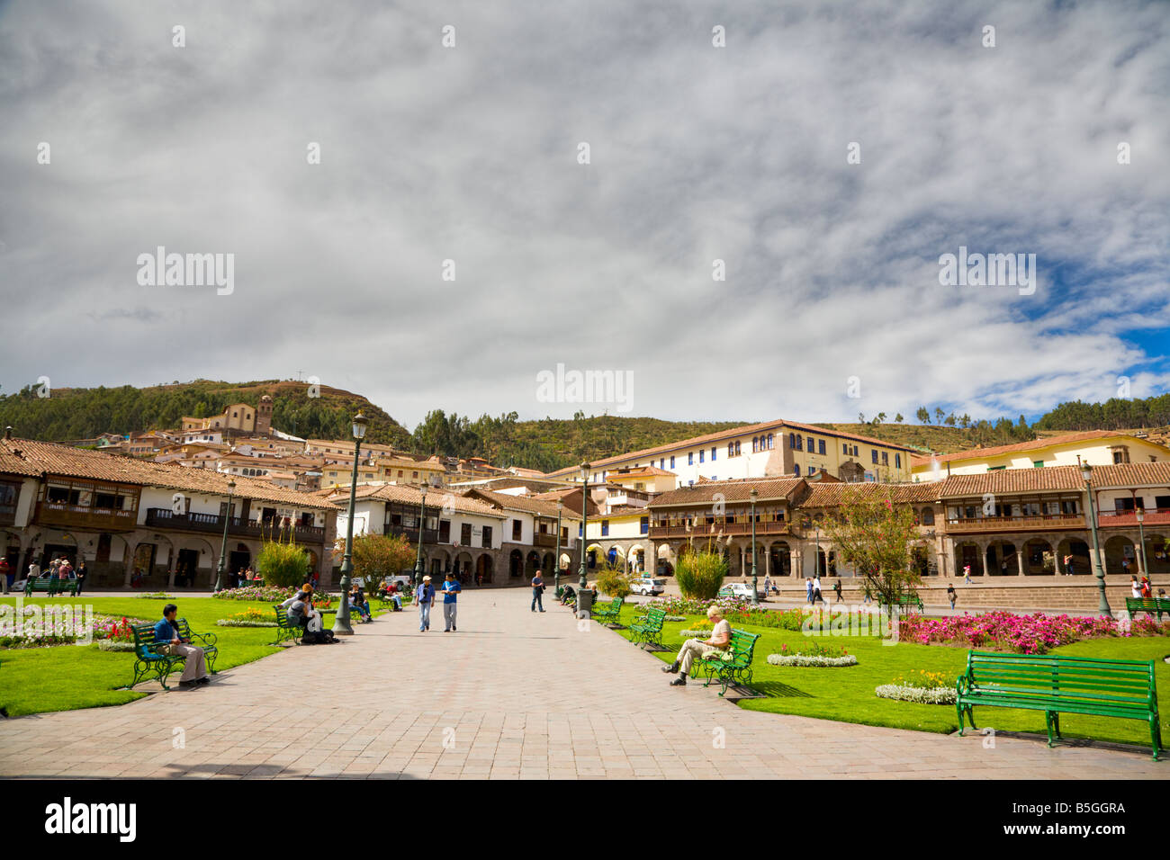 Plaza de Armas Stock Photo Alamy