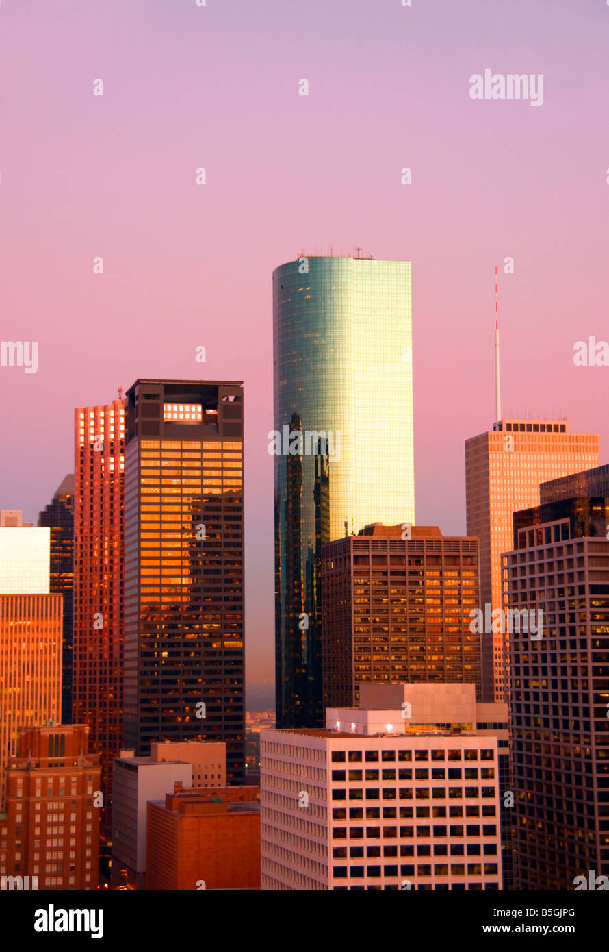 Houston, downtown skyline Stock Photo