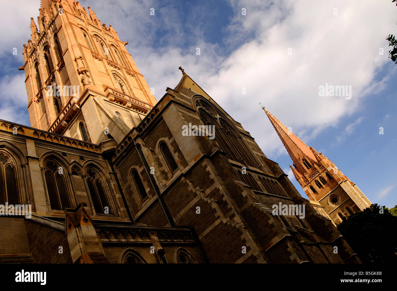 St pauls cathedral melbourne victoria australia stock photo alamy