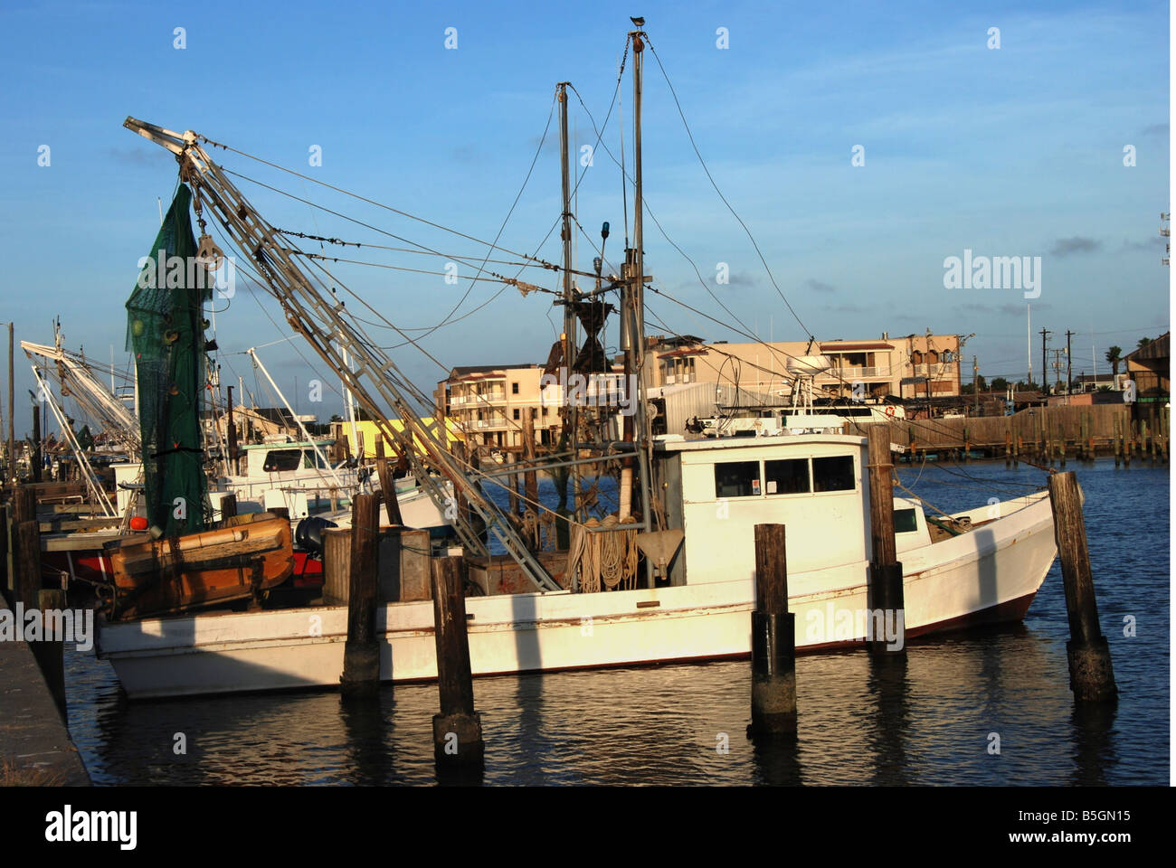 shrimp boat Stock Photo