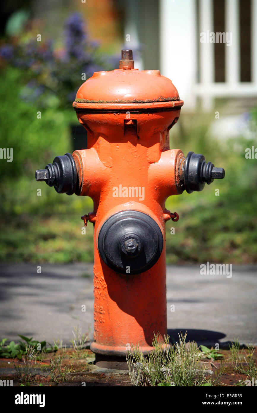 An old fire hydrant on Savier St in NW Portland Oregon Stock Photo Alamy