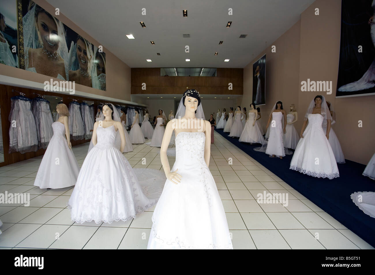 Bride superstore Sao Paulo Brazil Stock Photo