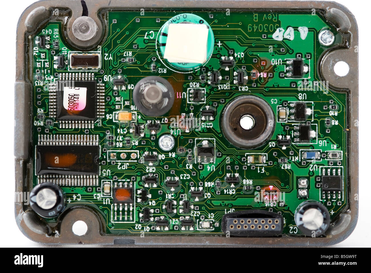 Internal view of the Kaba Mas X 09 electronic safe lock Stock Photo Alamy