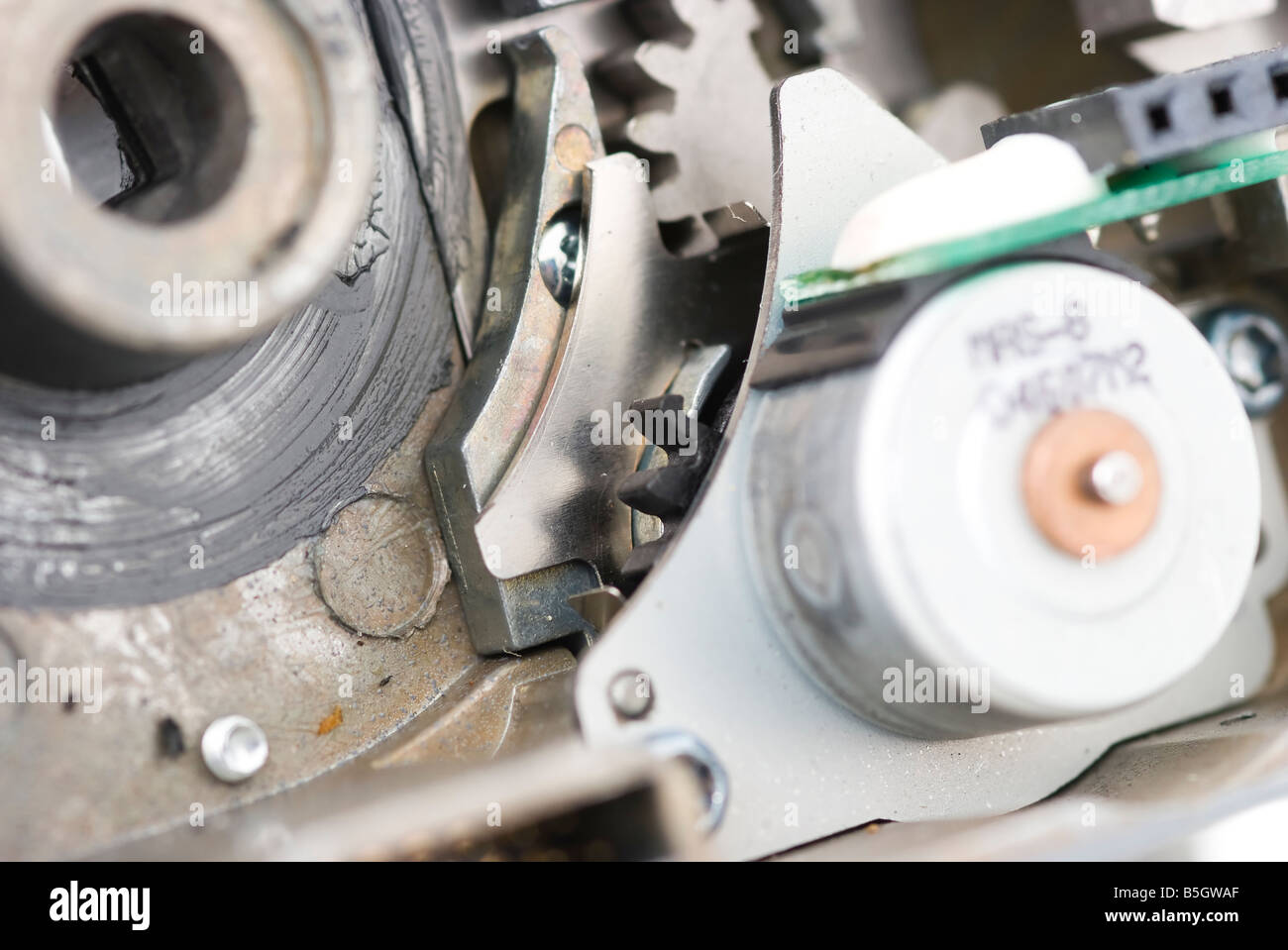 Internal view of the Kaba Mas X 09 electronic safe lock Stock Photo Alamy