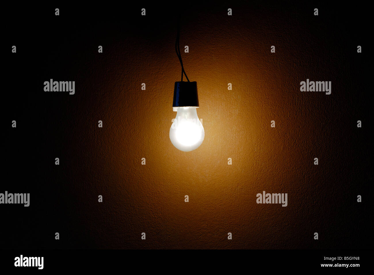 glowing bulb Stock Photo