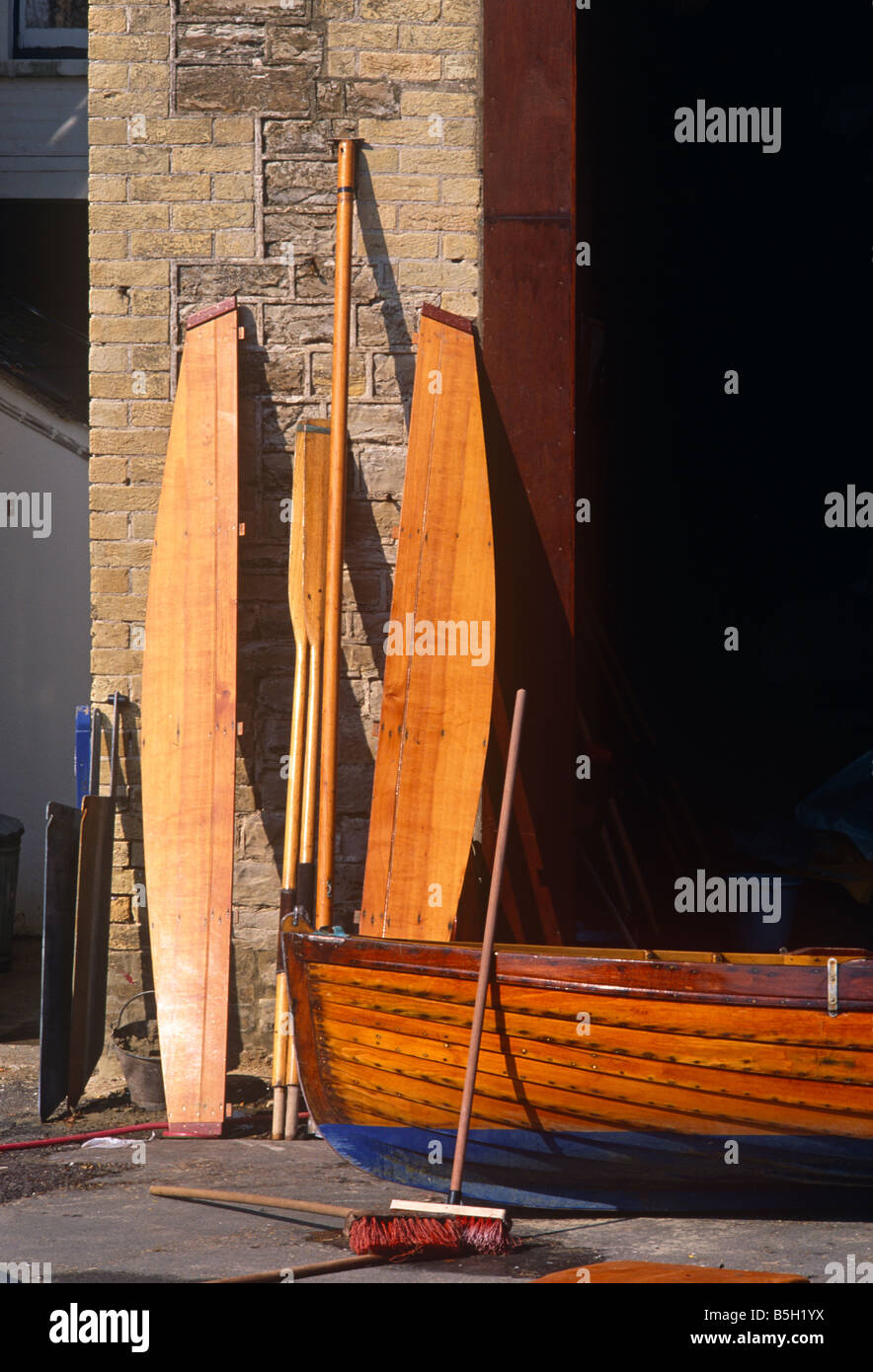 Boatyard, Seaview, Isle of Wight Stock Photo Alamy